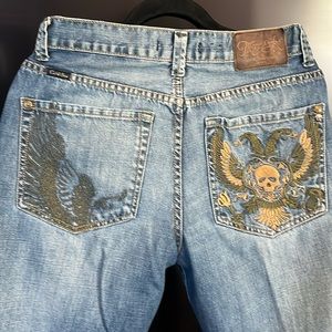 Men’s Marc Ecko Boot Cut Jeans.  Waist 32 length 30